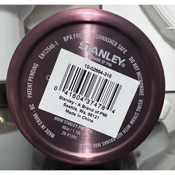 Stanley Adventure Quencher 40oz Stainless Steel Tumbler, CHAMPAGNE OMBRE - Picture 4 of 4